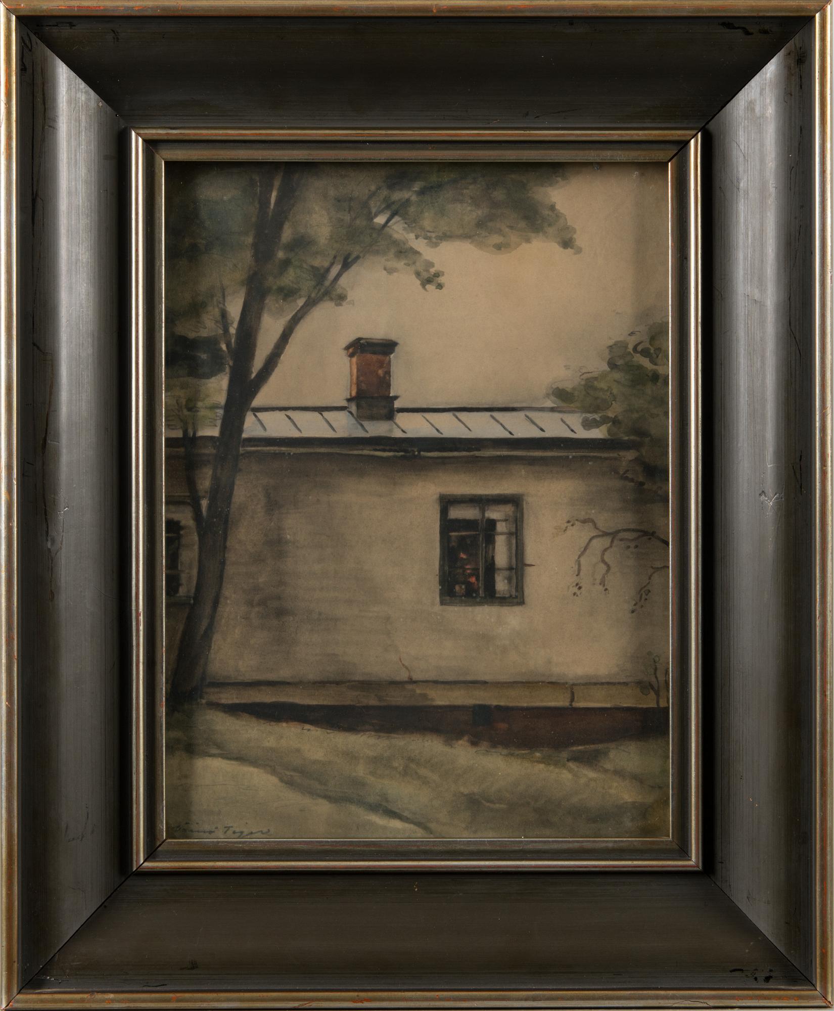 VÄINÖ TIGER, vesiväri, signeerattu ja päivätty -31.