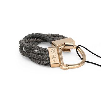 556. ESCADA, a bracelet with metal ties.