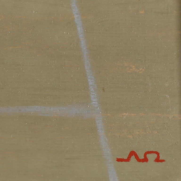 ARNE ÖDBERG, oil on åanel signed with monogram. Dated -54 verso.
