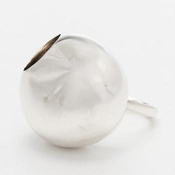 Georg Jensen, ring, "Cave", silver, designed by Jacqueline Rabun, circa 2000.