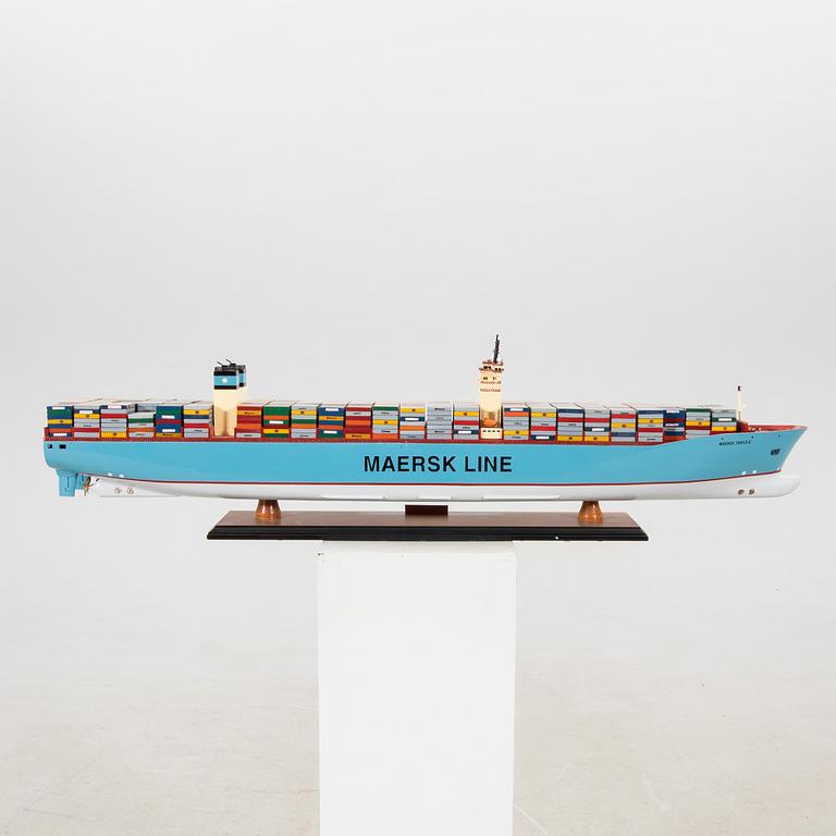 Boat model Maersk Line "Triple E" late 20th century.
