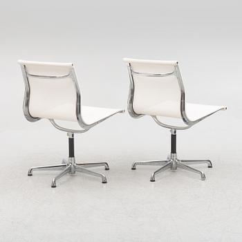 Charles & Ray Eames, a pair of model EA 108 chairs, ICF, 1980s.