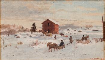 FREDRIK AHLSTEDT, HUNGER WINTER OF 1872.