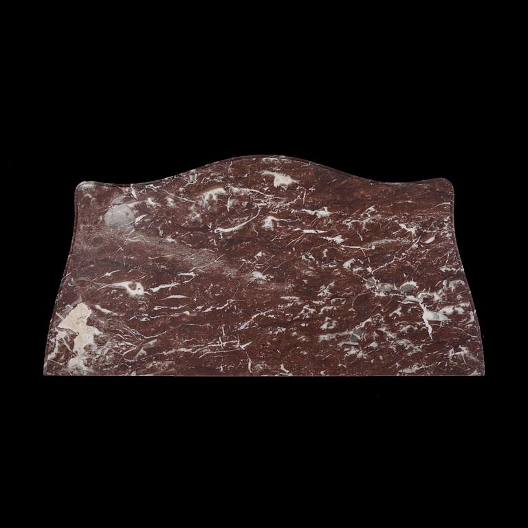 STENSKIVA, belgisk marmor, rokokostil.