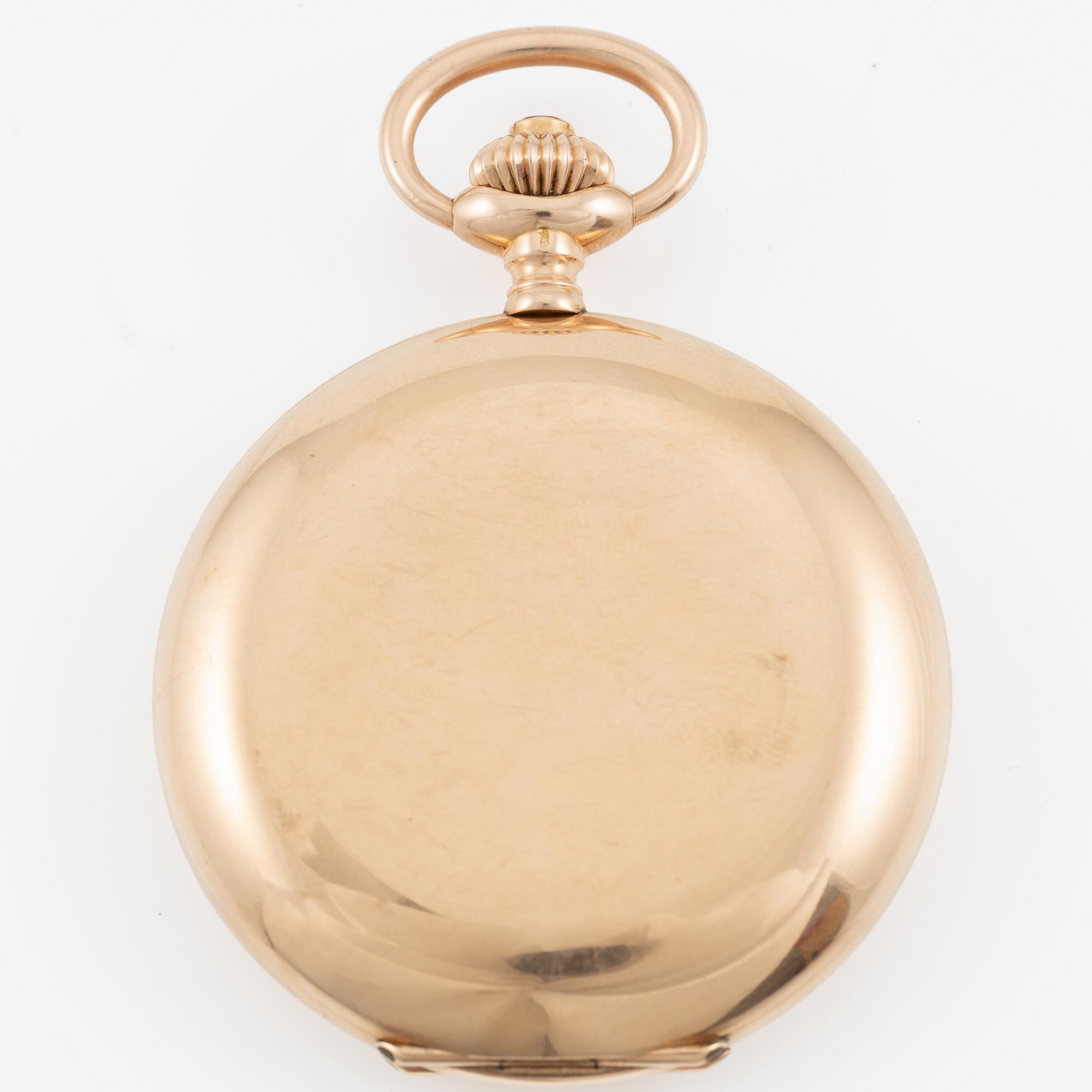 J.W Grönbäck, Stockholm, fickur, savonett, 51 mm.