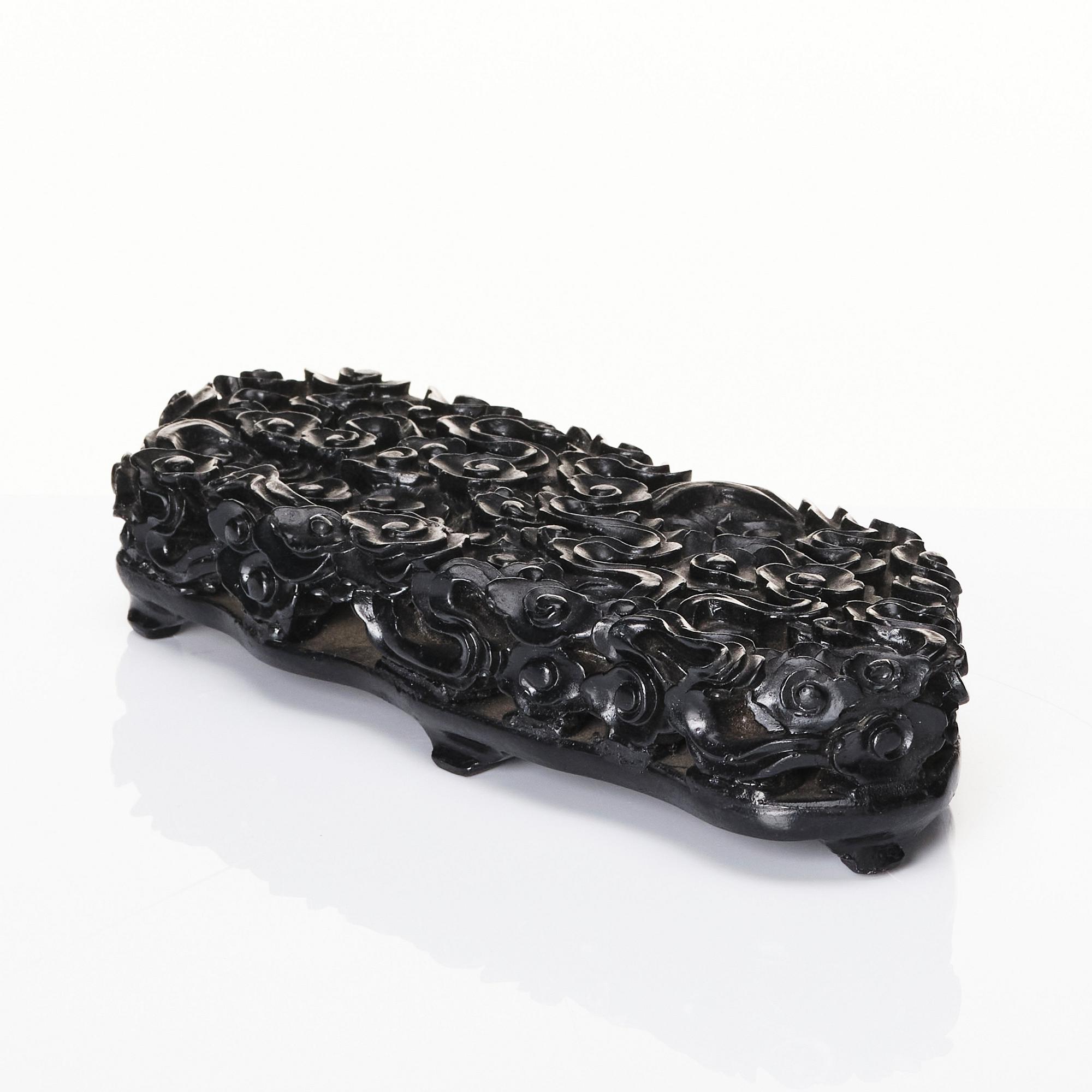 A wooden stand, China, presumably late Qing dynasty.