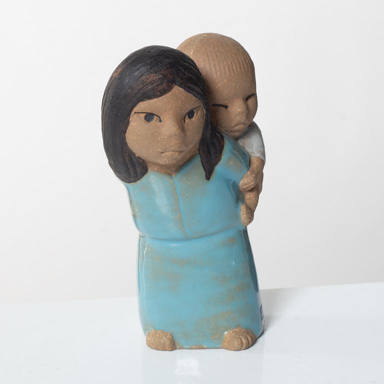 Lisa Larson, figurines, 8 pcs, "Children of the World", Gustavsberg.