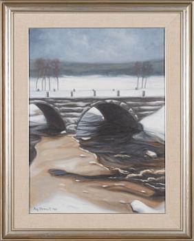 Kaj Stenvall, oil on canvas, signed and dated 1988.