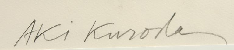 AKI KURODA, färglitografi, sign o numr 32/350.