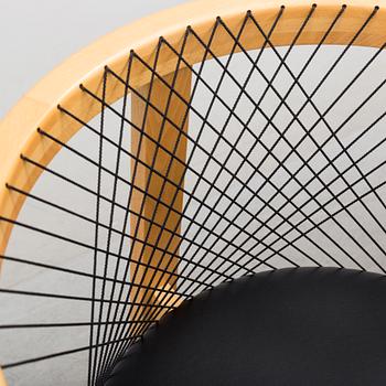 a pair of 'String Chairs' by Niels Jörgen Haugensen, Tranekaer Furniture, Denmark, late 20th century.