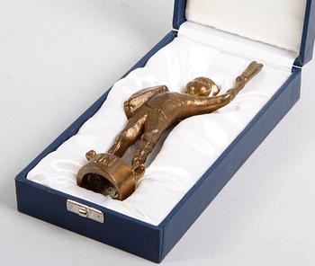 BLOMBERG, STIG, skulptur, brons. Sign.