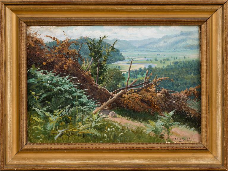 IVAN IVANOVITCH SHISHKIN, VÄITETTY, VEHREÄ MAISEMA.
