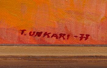 TARJA UNKARI, oil on canvas, signed and dated -77.