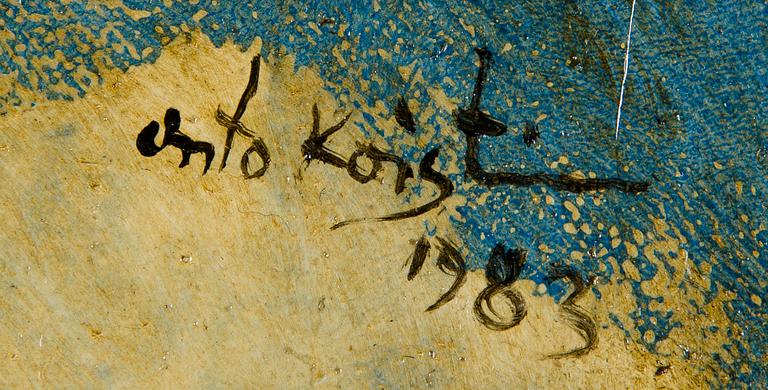 Unto Koistinen, Mor och barn.