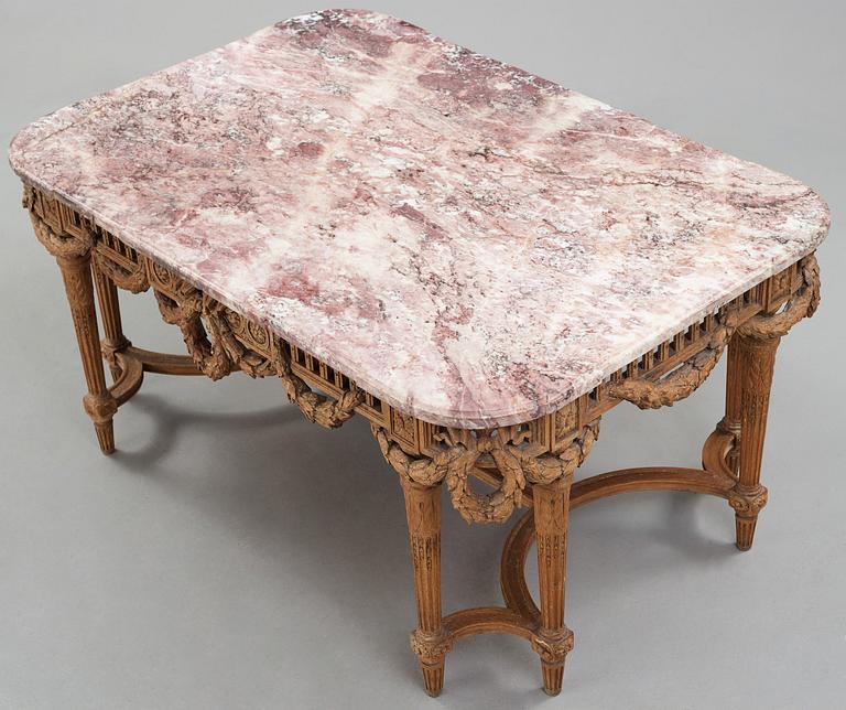 A Louis XVI free-standing table, 18th/19th century.