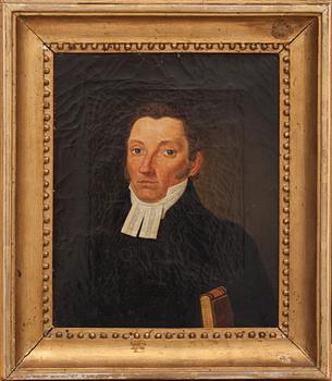 OKÄND KONSTNÄR, oljemålning på duk. Empire, 1800-talets första hälft.