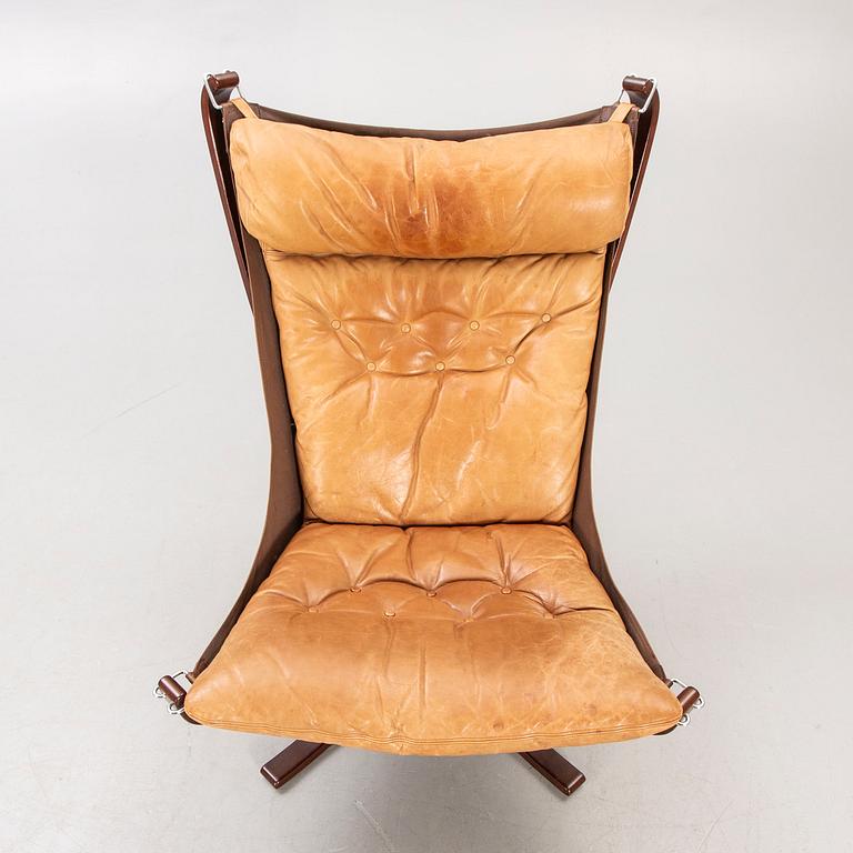 Sigurd Ressel, armchair, "Falcon chair", Vatne Möbler Norway 1970s.