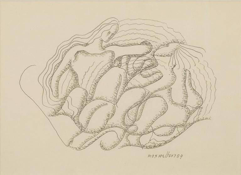 MAX WALTER SVANBERG, drawing signed and dated.