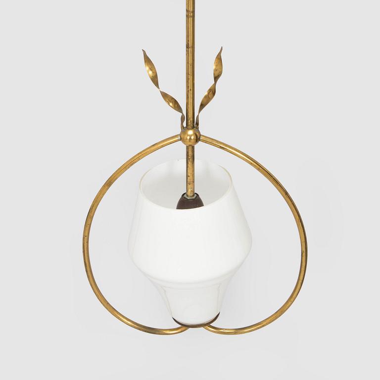 A mid-20th century pendant lamp for Idman.