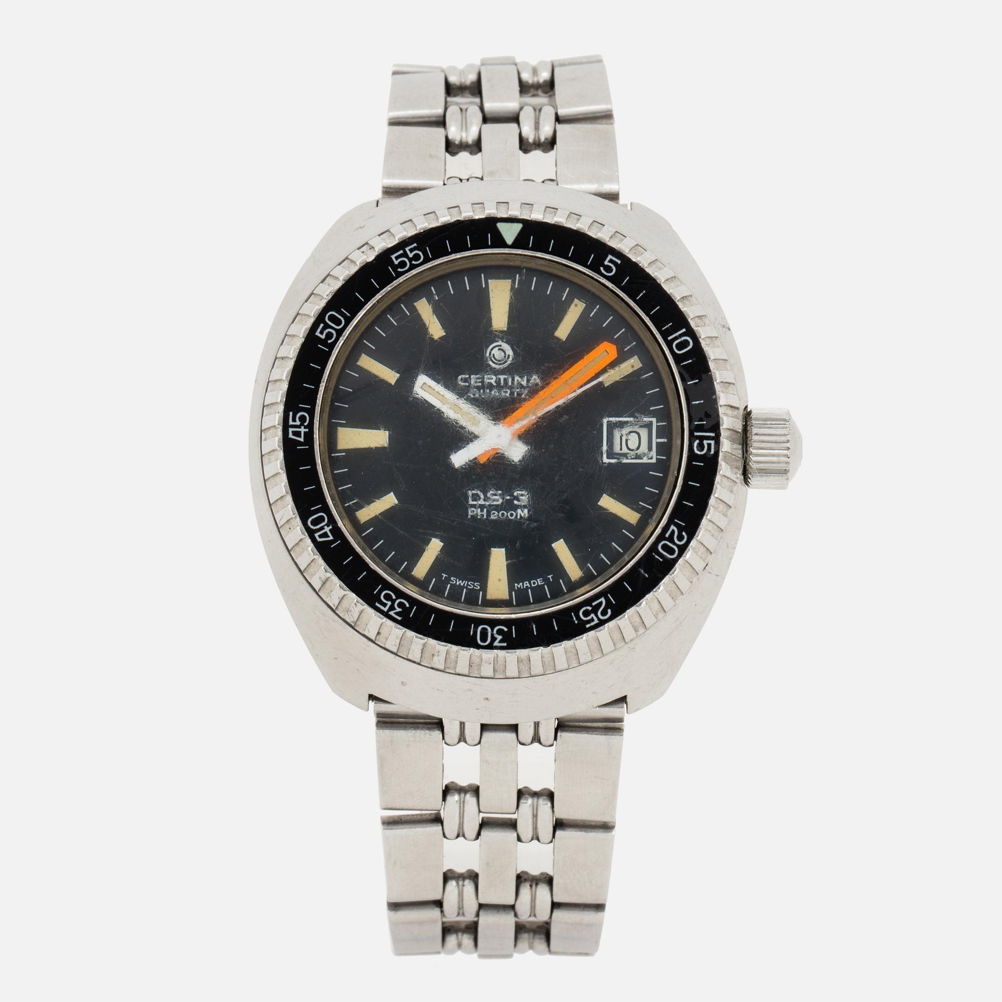 CERTINA DS 3 PH 200M wristwatch 40 mm. Bukowskis