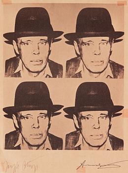 108. Andy Warhol After, "Josef Beuys".