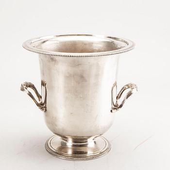 A Christofle, champagne cooler, nickel silver, first part of the 20th century, France.