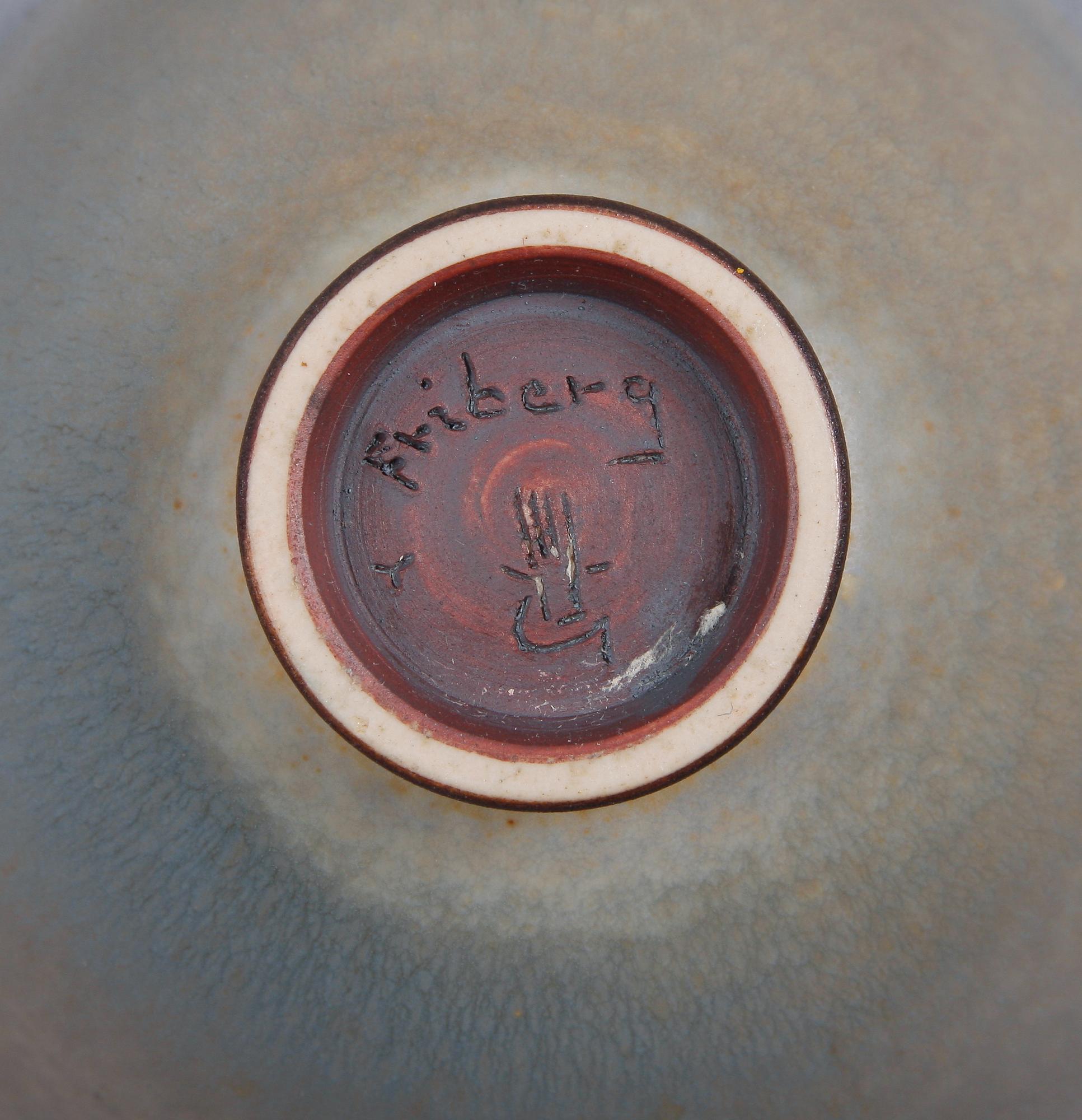 SKÅLAR, 2 st, stengods, Berndt Friberg, Gustavsberg.