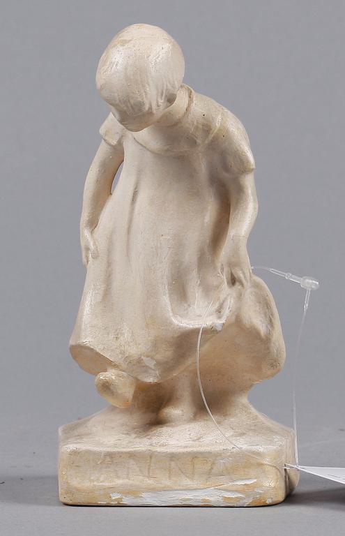 CARL ELDH, skulptur, gips, sign.