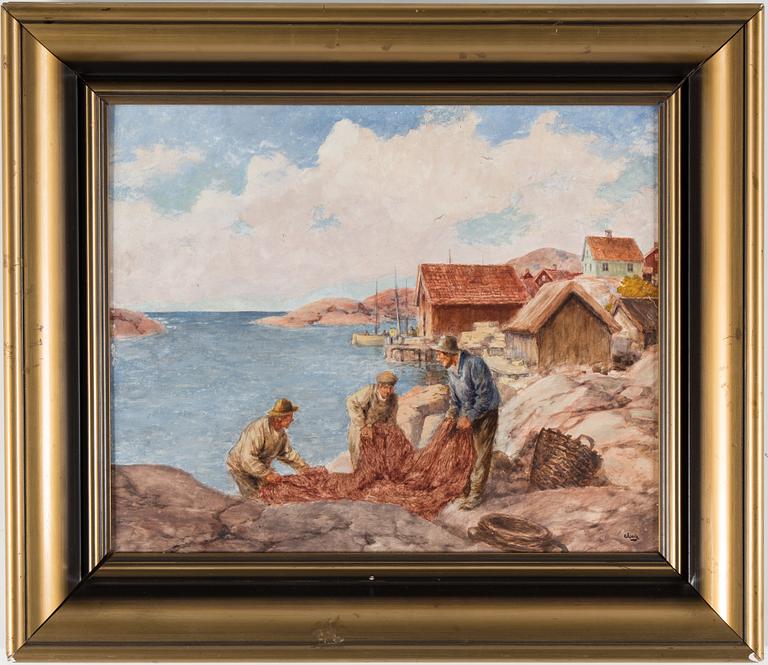 EMIL ÅBERG, oil on panel, signed E.Åberg.