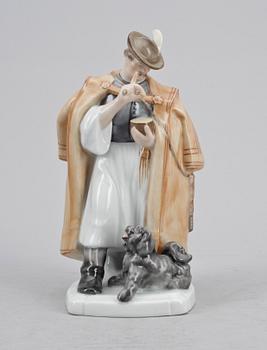 FIGURINER, 2 st, porslin, Herend, Ungern.