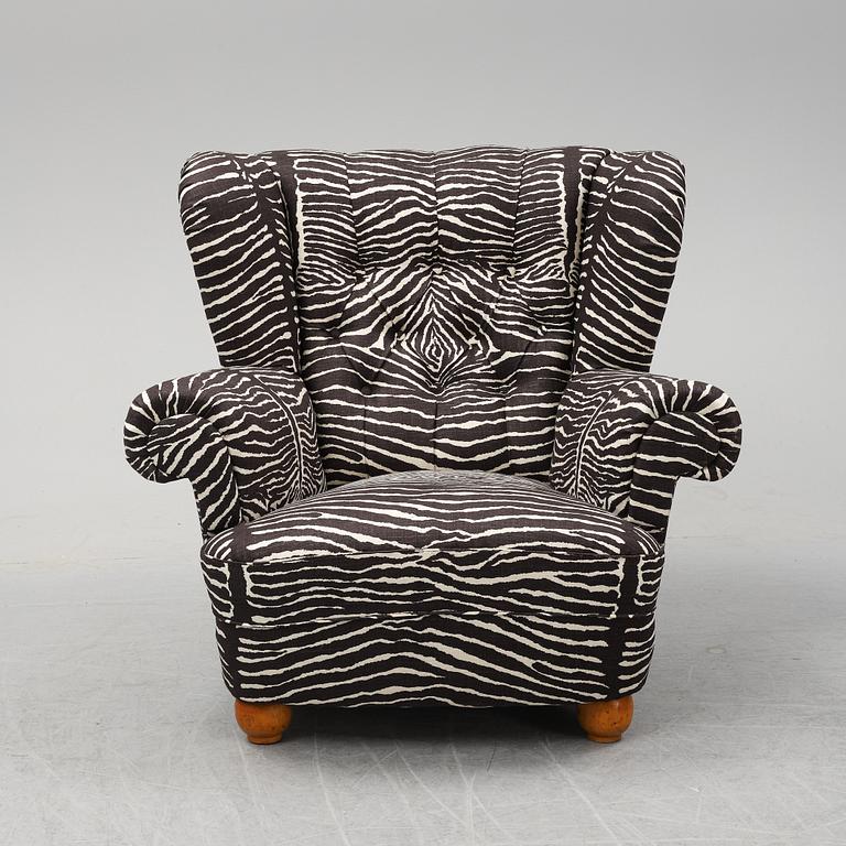 A lounge chair from OH Sjögren, second half of the 20th Century.
