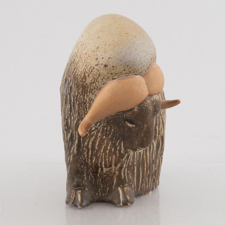 Paul Hoff, a set of seven stoneware figurines, Gustavsberg.