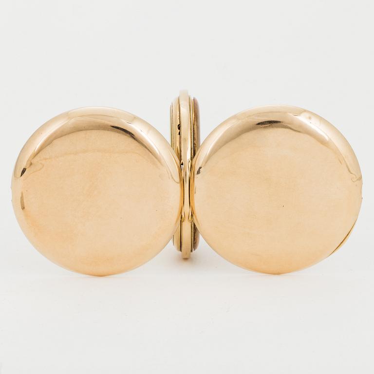 RECORD WATCH Co. Genève, pocketwatch, 50,5 mm, hunter.