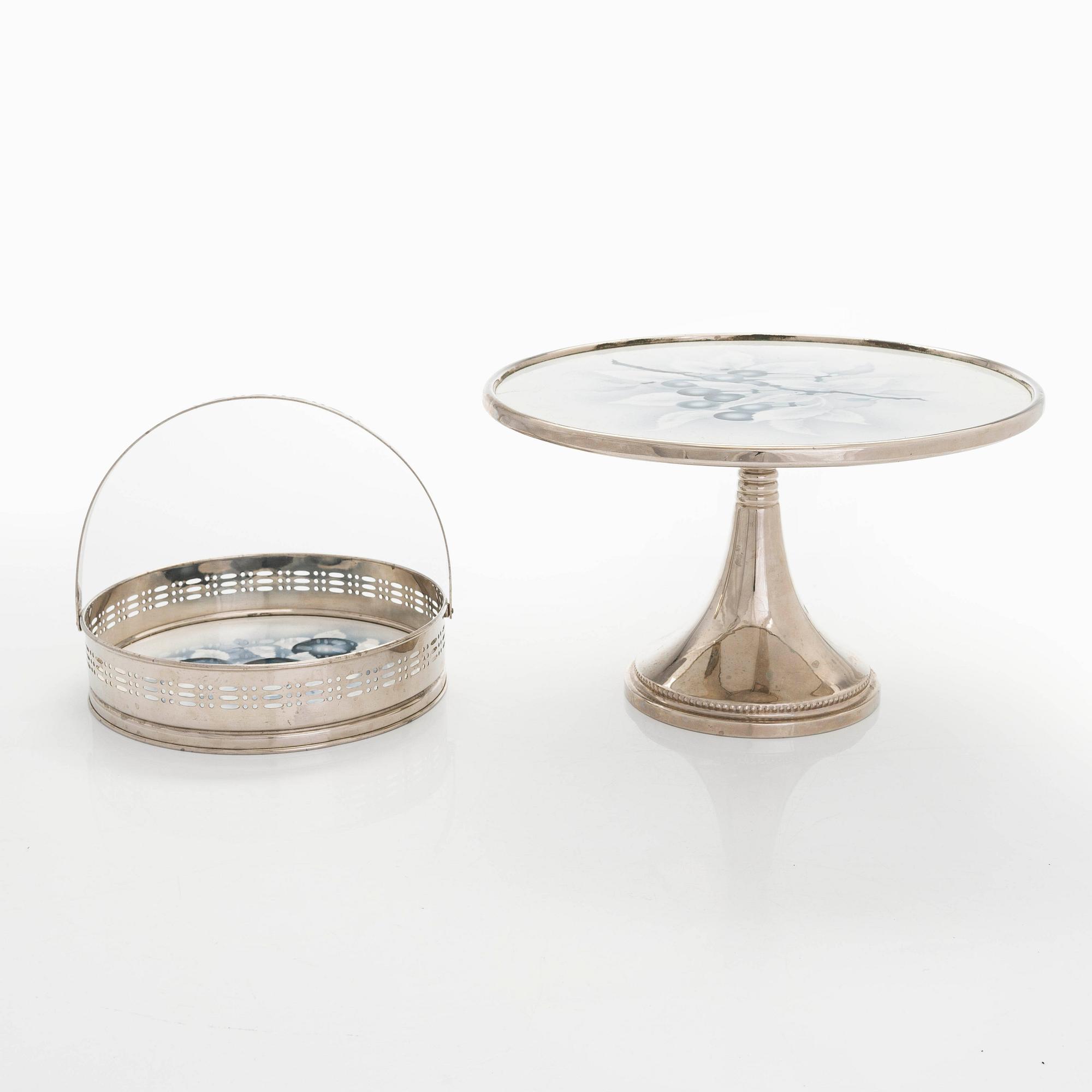 Tarjoiluvati ja tarjoilumalja, 1900-luvun alku.