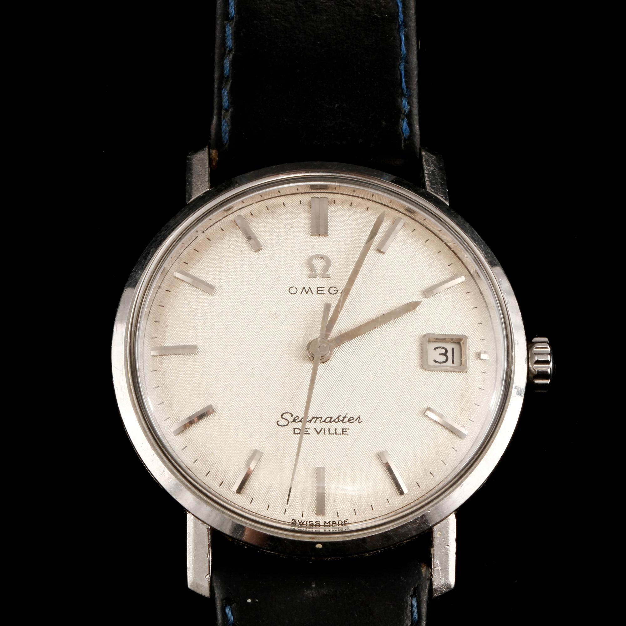 ARMBANDSUR, stål, Omega Seamaster, 1900-talets mitt.