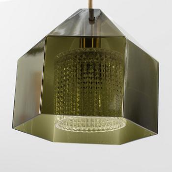 A CARL FAGERLUND PENDANT LIGHT, ORREFORS. SWEDEN. SECOND HALF OF 20TH CENTURY.