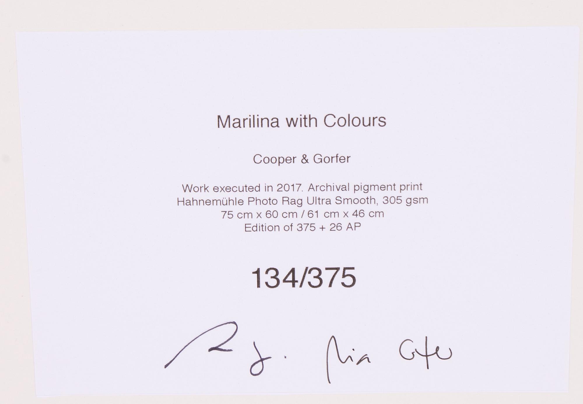 Cooper & Gorfer, "Marilina with Colours".