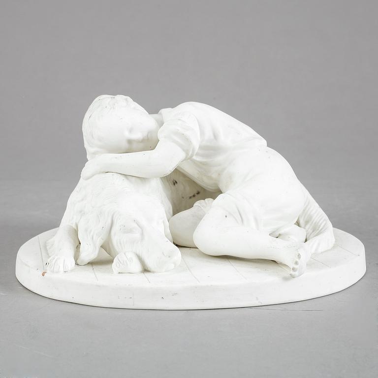 FIGURIN, parian, Gustavsberg, tillverkad mellan 1870-1925.