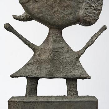 Donald Baechler, "Man with Hat".