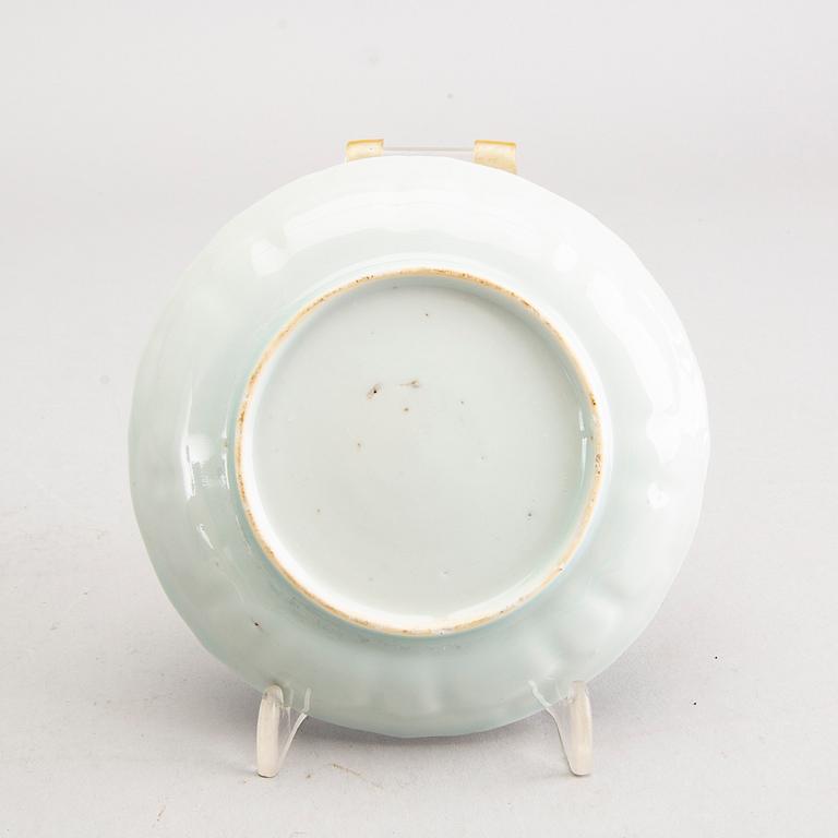 KOPPAR 4 st med FAT 5 st, Kina, Qingdynastin, 1700-tal.