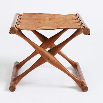 Poul Hundevad, a stool, 'Guldhøj' by Vamdrup, Denmark 1960s.