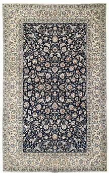 Matta, Nain, part silk S.K 4LAA, signed "Ehsan Dust", around 262 x 165 cm.