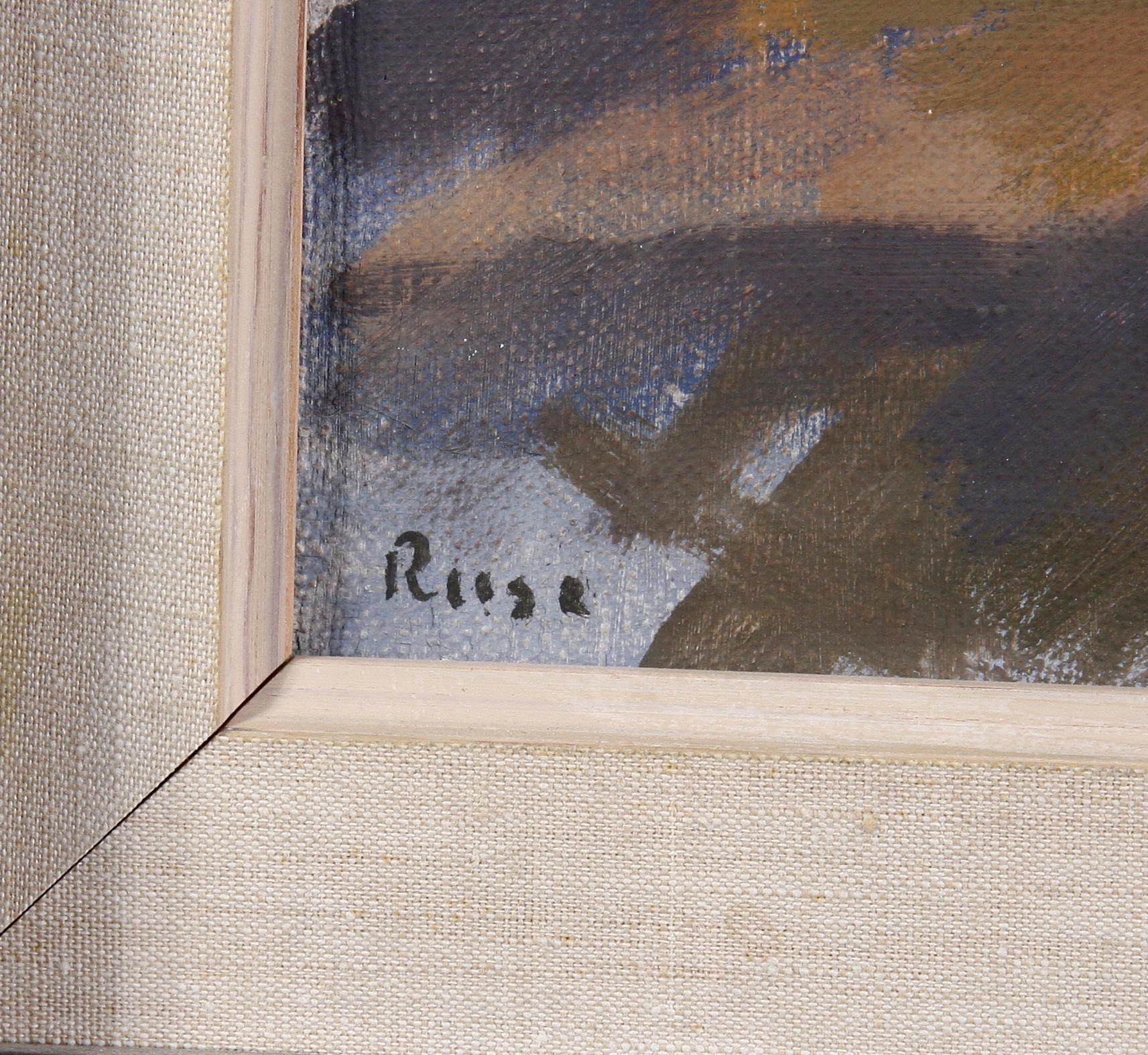 RIISE, CARL, olja på duk, sign.