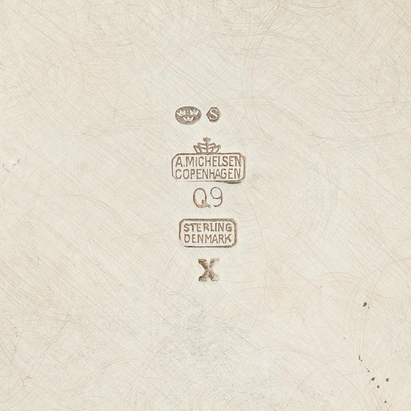 Two Danish silver beakers, including A. Michelsen, Copenhagen, Denmark, Swedish import marks 1966.