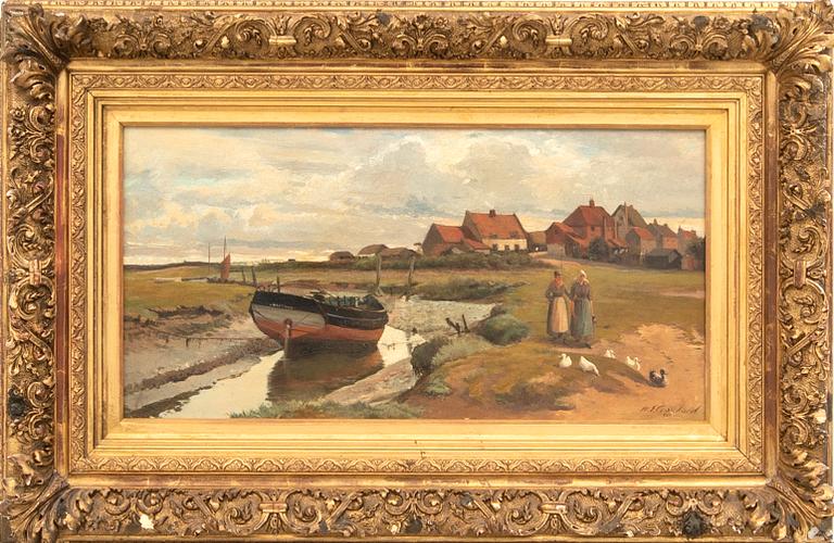 William Edwards Croxford, Dutch Landscape.