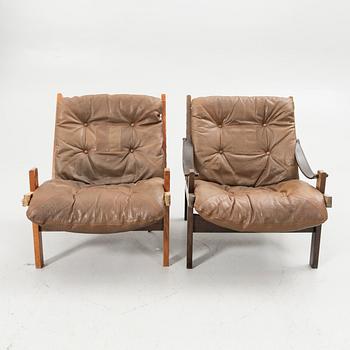 Torbjørn Afdal, Armchairs, a pair, “Hunter”, Stranda Industri A/S for Bruksbo, Norway, 1960s/70s.