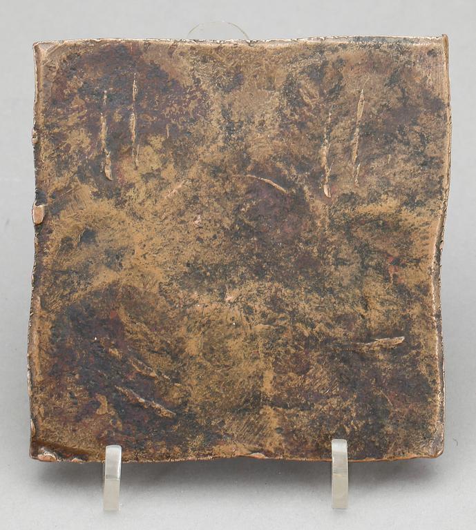 PLÅTMYNT, koppar, 1/2 Daler Silvermynt, Adolf Fredrik av Sverige 1752.