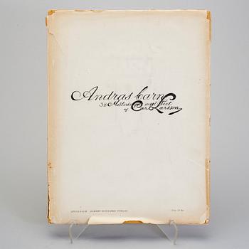 BÖCKER, 3 st, Carl Larsson, "Åt Solsidan", "Andras barn", "Larssons".