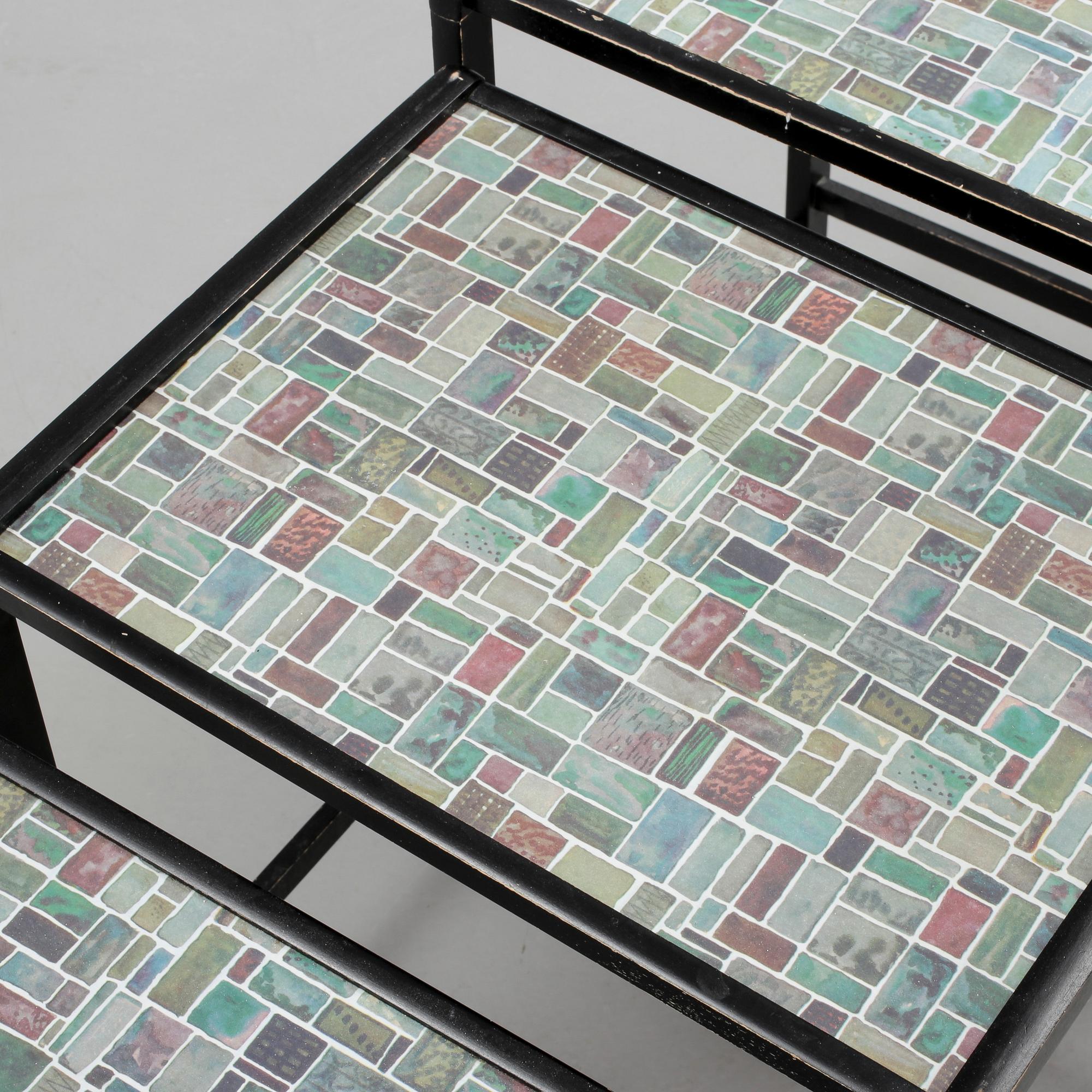 SATSBORD, 3 delar, 1900-talets mitt.