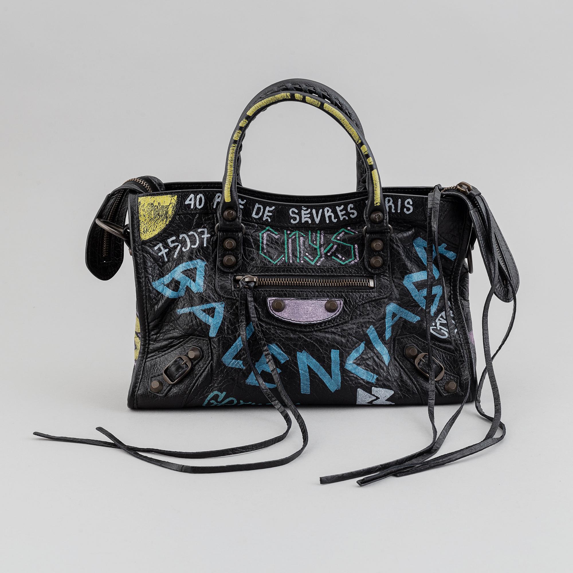 BALENCIAGA, "Grafitti City Bag", väska.